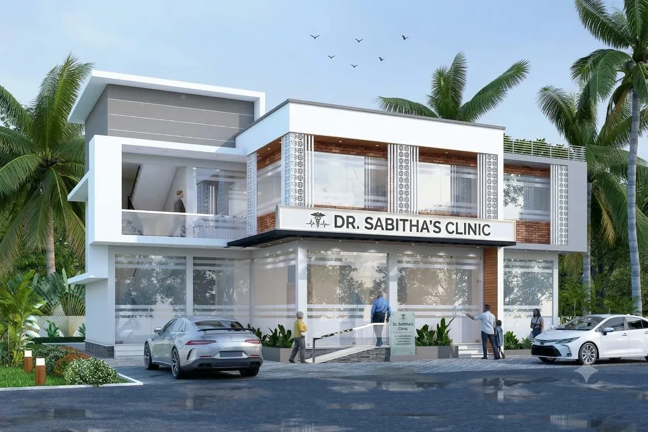 GK Constructions Sabitha Clinic Architectural Presentation